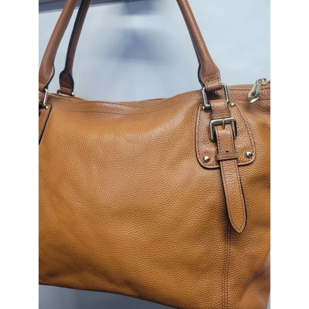 Kattee Genuine Leather Tote Bag Satchel Purse Brown Shoulder Handbag‎
